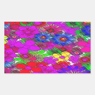 Beautiful Colourful Amazing Floral Pattern Design Sticker