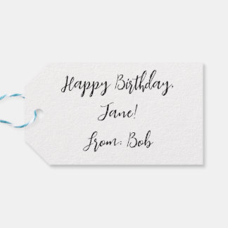 Beautiful Colourful Butterfly Print Gift Tags
