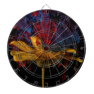 Beautiful Colourful Daisy Dartboard