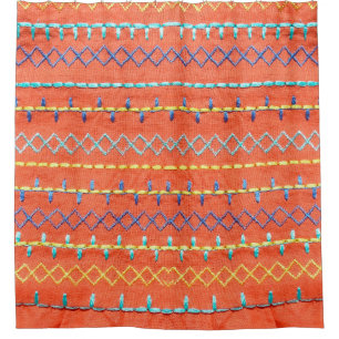Beautiful, colourful, embroidered, hippie style pi