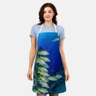 Beautiful Colourful Fishes Best gift for sea lif Apron