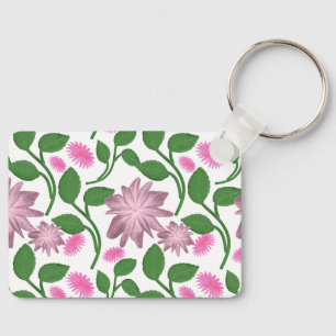Beautiful Colourful floral pattern  Keychain