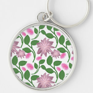 Beautiful Colourful floral pattern Keychain