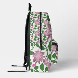 Beautiful Colourful floral pattern  Printed Backpack