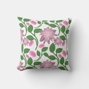 Beautiful Colourful floral pattern Throw Pillow