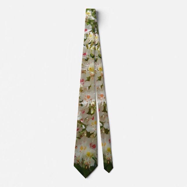 Beautiful & Colourful Flower Tie (Front)