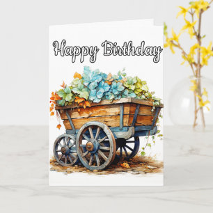 Beautiful Colourful Fresh Flowers  Card