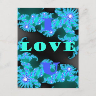 Beautiful colourful Love universe vector design ar Announcement Postcard