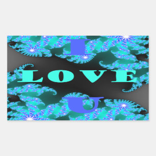 Beautiful colourful Love universe vector design ar Sticker