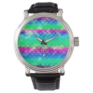 Beautiful colourful mermaid motifs      watch