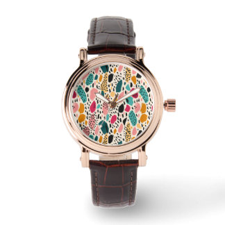 Beautiful Colourful Modern Animal Print Watch