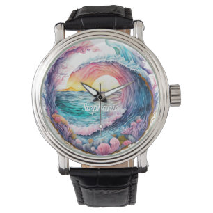 Beautiful Colourful Ocean Wave Watch