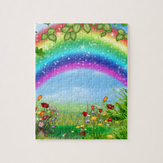 Beautiful,colourful rainbow designed products jigsaw puzzle