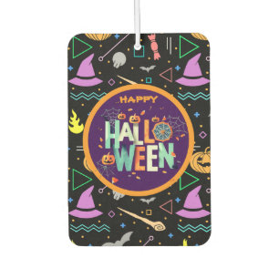 Beautiful Colourful Scary Halloween Patterns Air Freshener