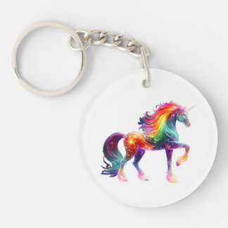 Beautiful Colourful Unicorn  Keychain