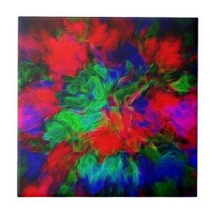Beautiful Colours Ceramic Tile Colourful Abstract