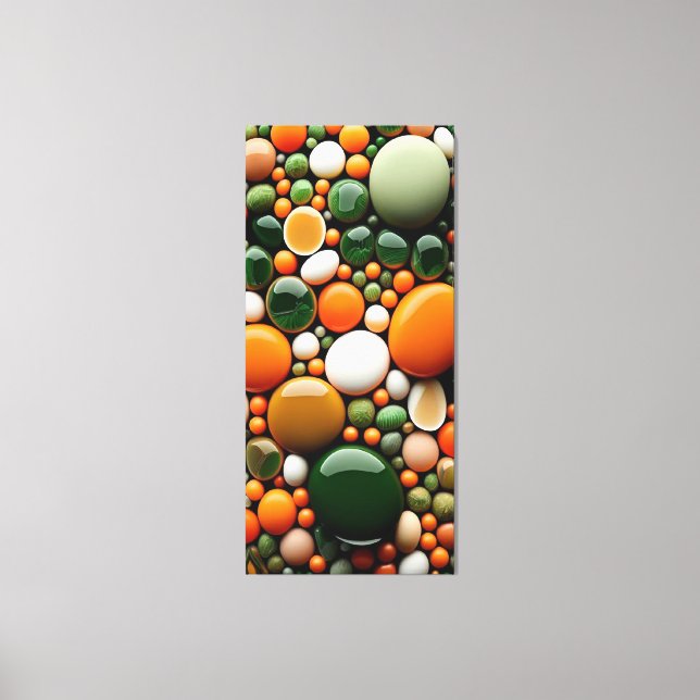 Beautiful Colours Mix for Pebbles Canvas Print (Front)