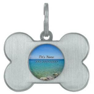 Beautiful Colours Of Lake Huron Pet ID Tag