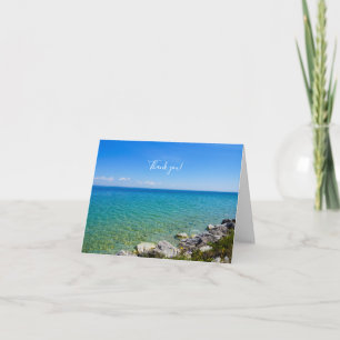 Beautiful Colours Of Lake Huron Thank You Card