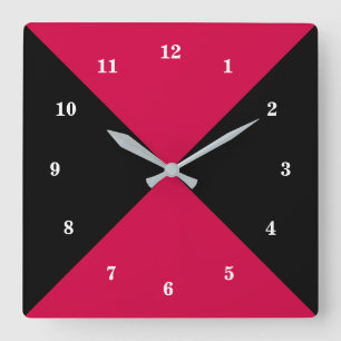 Beautiful Colours - Unique Square Wall Clock
