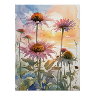 Beautiful Coneflower Poster