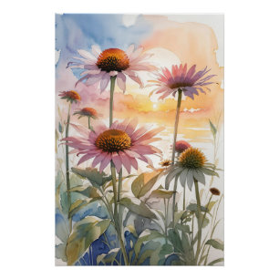 Beautiful Coneflower Poster
