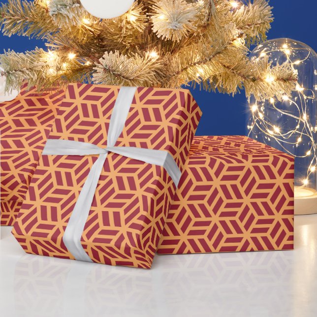 Beautiful Contemporary Initial Premium Bachelor Pa Wrapping Paper (Holidays)