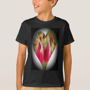 Beautiful cool Amazing Fresh Heart Floral Design  T-Shirt