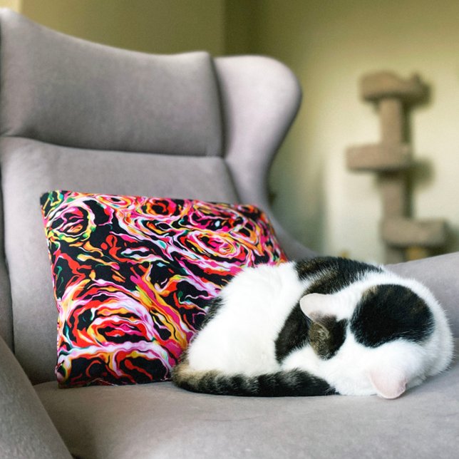 Beautiful Cool Colourful Funky  Accent Pillow (Creator Uploaded)