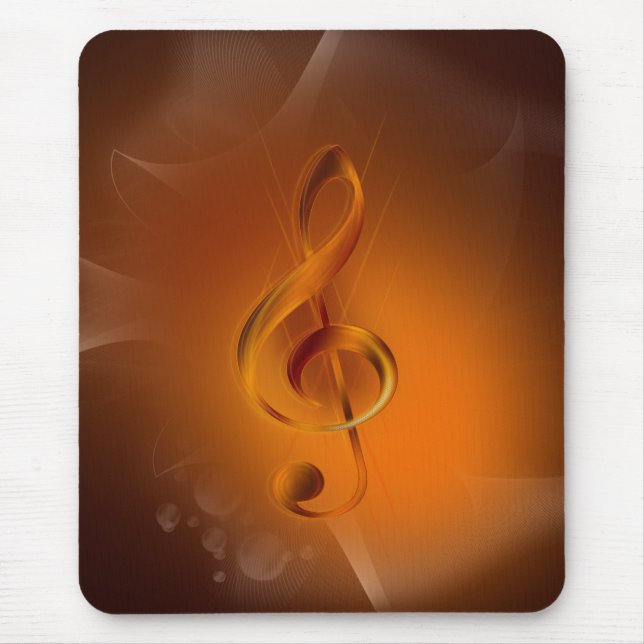 Beautiful cool glowing fire colours effects music mouse pad (Front)
