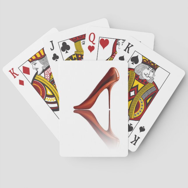 Beautiful Cool high-heels Playing Cards (Back)