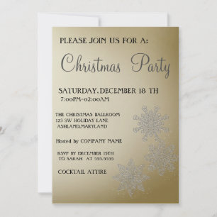 Beautiful, Cool, Sparkly, Silver Star Invitation