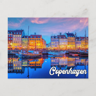 Beautiful Copenhagen, Denmark Postcard