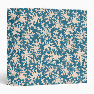 Beautiful Coral Pattern Binder