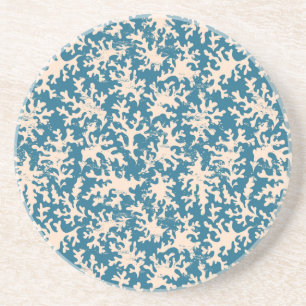 Beautiful Coral Pattern Coaster