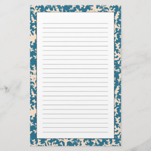 Beautiful Coral Pattern Stationery