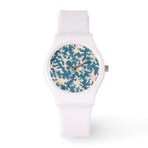 Beautiful Coral Pattern Watch