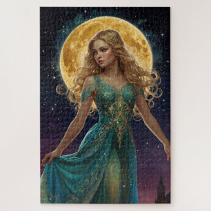 Beautiful Cosmic Goddess Jigsaw Puzzle