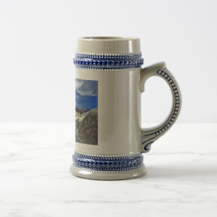 Beautiful country on a stein