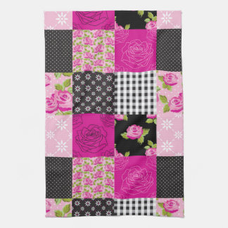 Beautiful Country Patchwork Quilt Kitchen Towel