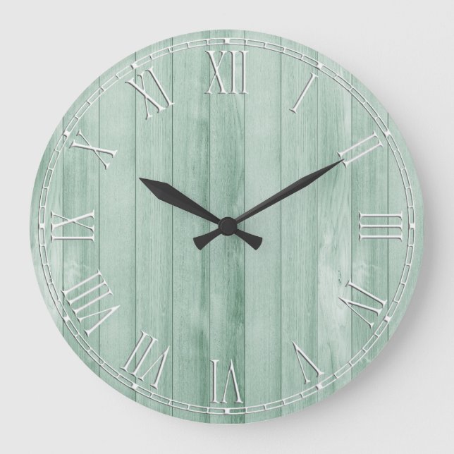 Beautiful Country Rustic Shabby Chic Large Clock (Front)