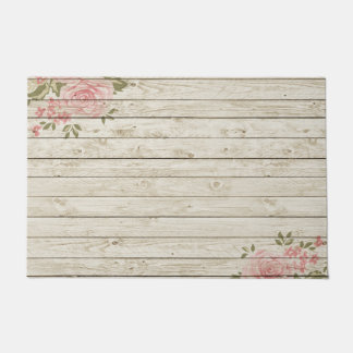 Beautiful Country Shabby Chic Rustic Wood Doormat