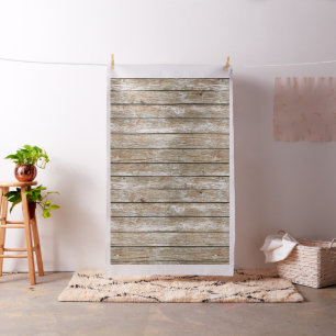 Beautiful Country Shabby Chic Rustic Wood Fabric