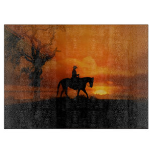 Beautiful Country Western Cutting Board
