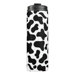 Beautiful cow pattern thermal tumbler