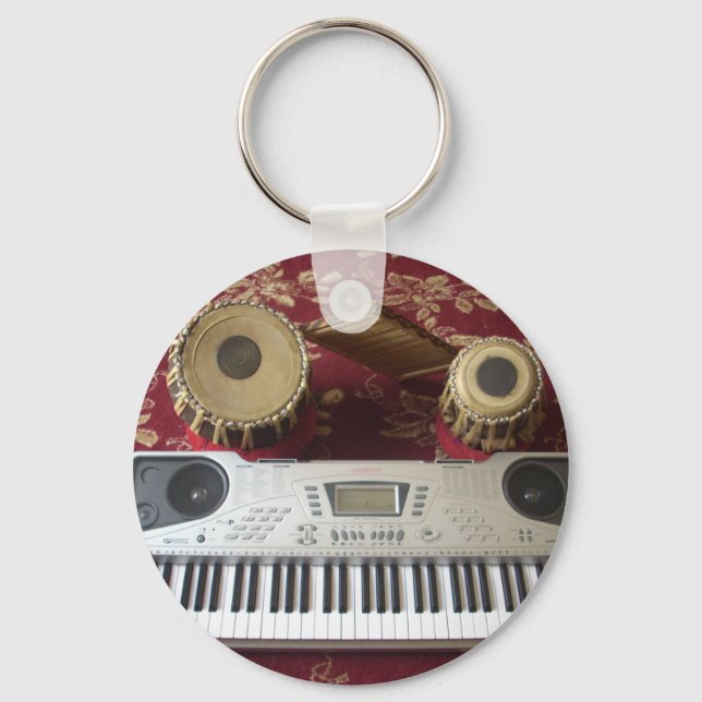 Beautiful Creative Corner: Musical Tapestry Keychain (Front)