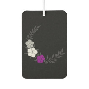 Beautiful Crescent of Subtle Asexual Flowers Air Freshener