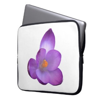 Beautiful Crocus Laptop Bag