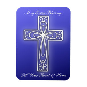 Beautiful Cross Easter Magnet