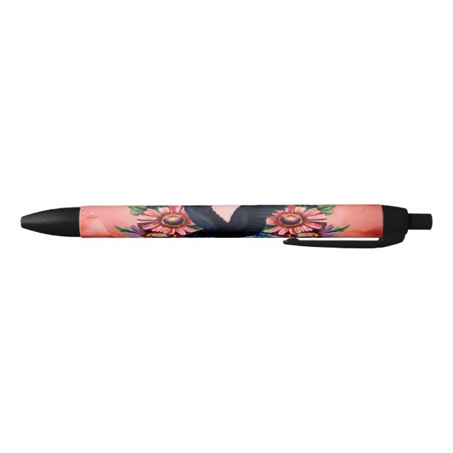 Beautiful crow black ink pen (Bottom)